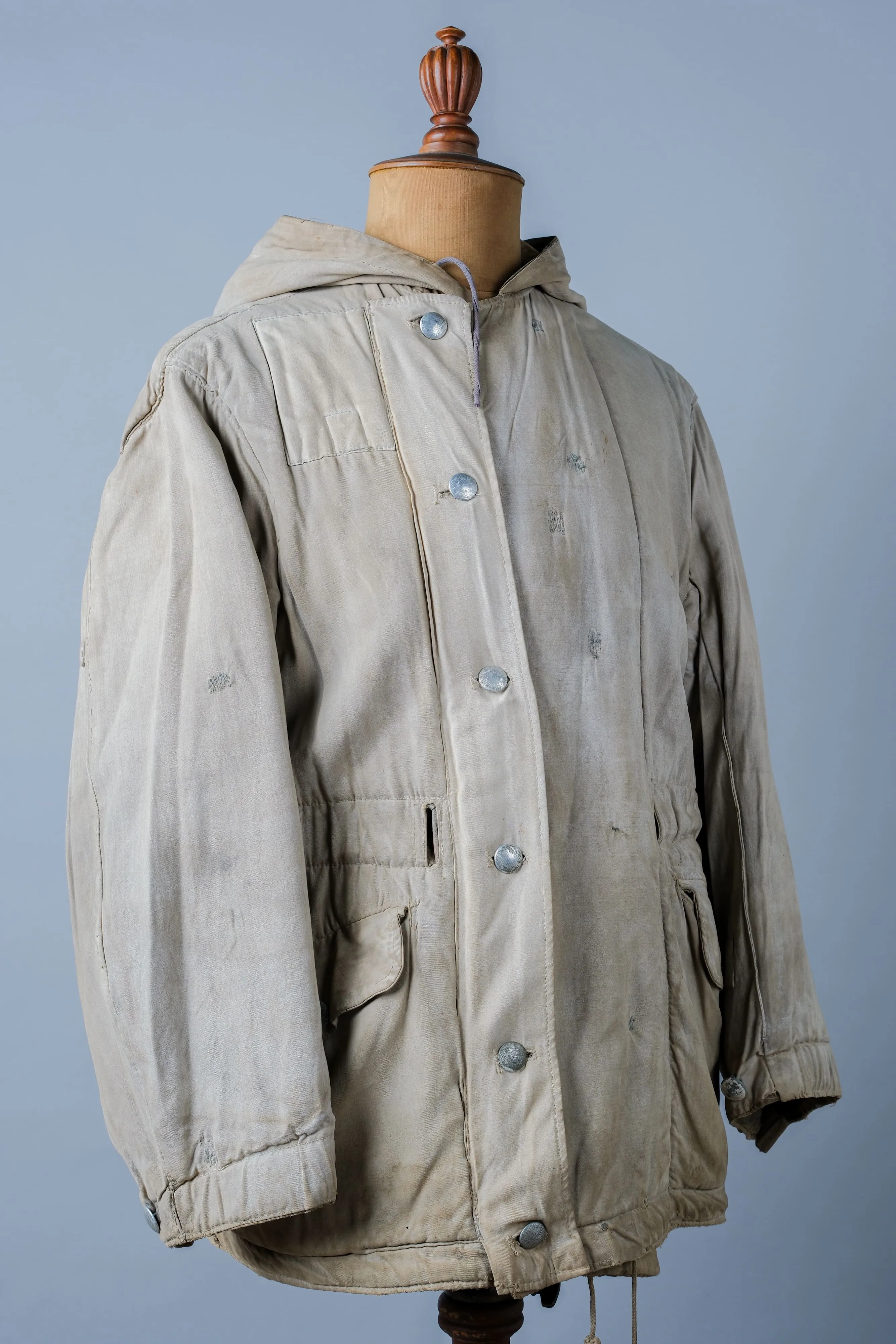 [~ 40's] WWⅱ Army allemand Sumpfternmster 44 Camouflage 43 Pattern Reversible Winter Parka 