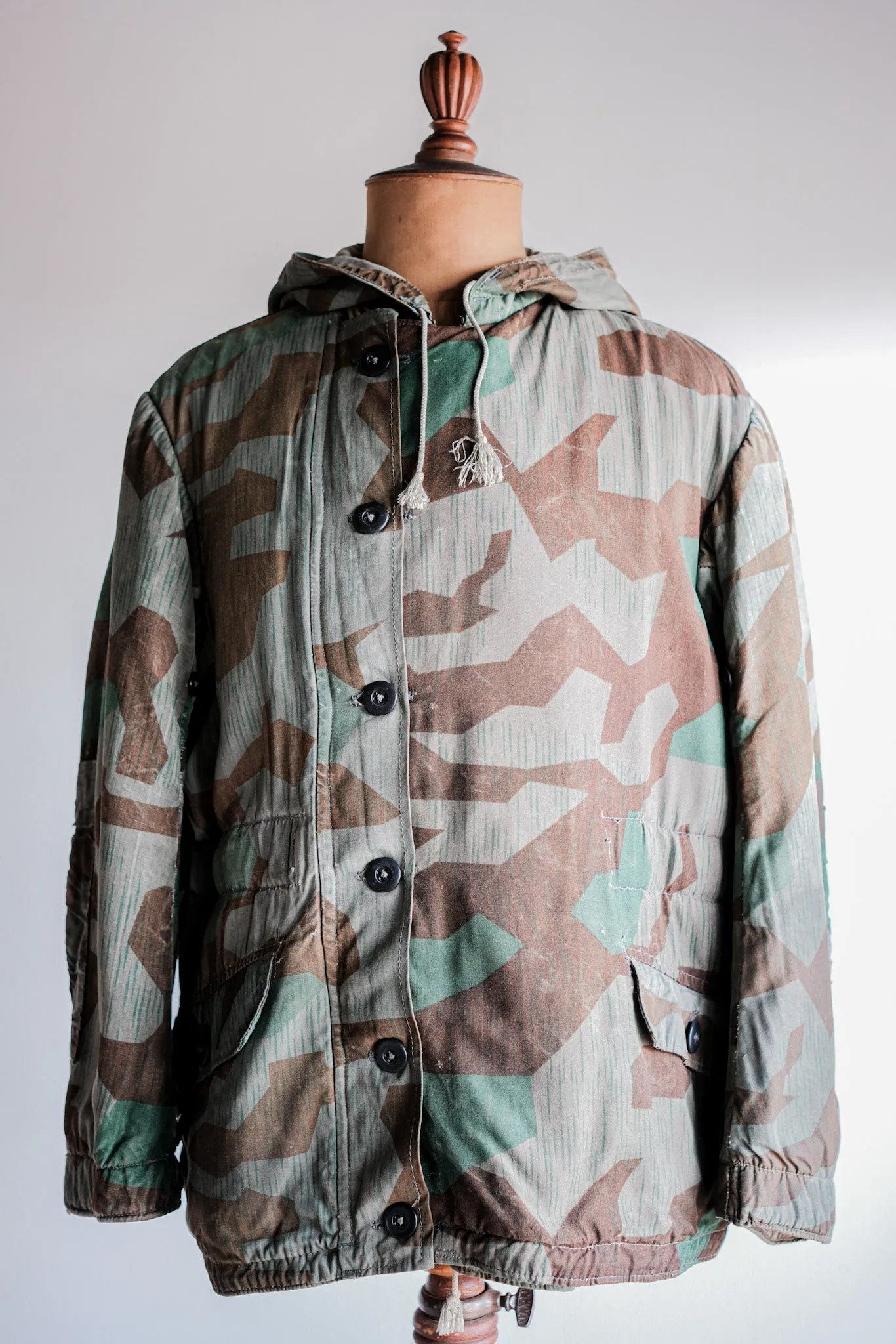 [~ 40's] wwⅱ armée allemande Camouflage camouflage 43 Pattern hiver parka