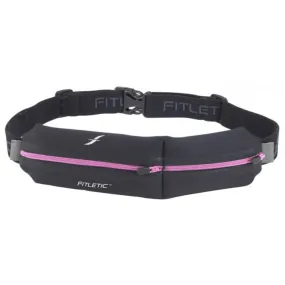 Accessoires hydratation sportive Fitletic | Ceinture d'hydration running FITLETIC NEO II Rose et Noir| FIT.N02NR/ROSE