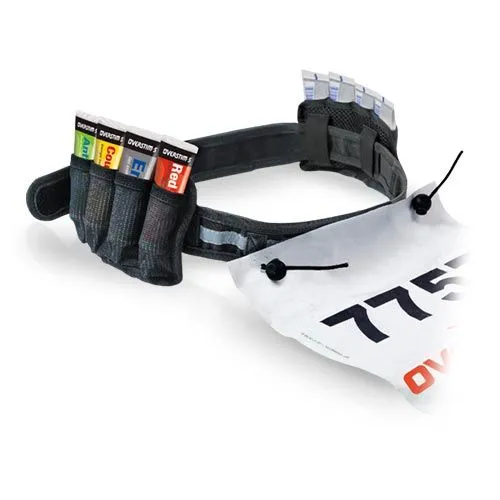Accessoires nutrition sportive Overstim.s | Ceinture Porte-gels / Porte Dossard Overstim.s permet de transporter jusqu'à 8 