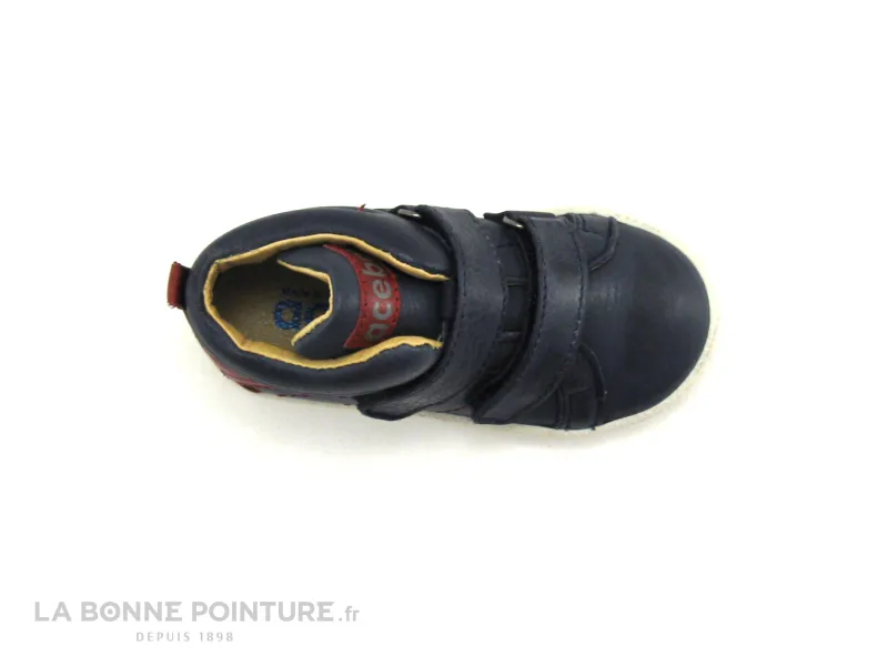 Achat chaussures Acebos Bébé Bottillon, vente Acebos 3068 Bleu marine - Basket montante BEBE GARCON
