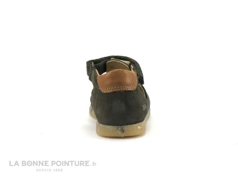 Achat chaussures Bopy Bébé Sandale, vente Bopy RADIUSA Kaki - Nu-pieds BEBE Garcon