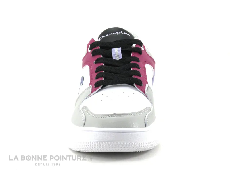 Achat chaussures Champion Femme Basket, vente Champion REBOUND 2-0 Low S1332-CHA - Blanc rose gris - Basket
