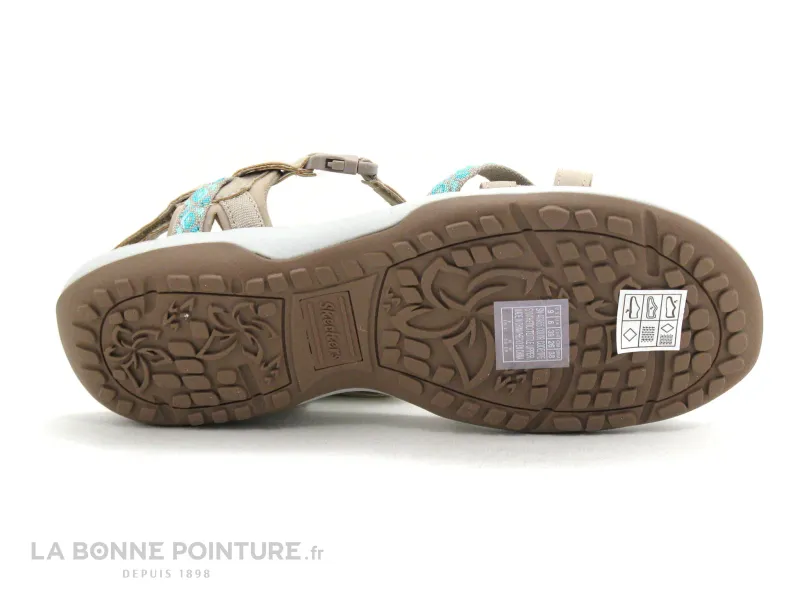 Achat chaussures Skechers Femme Sandale et Nu-pieds, vente Skechers - Reggae slim vacay - taupe - 40955 - Nu-pieds Femme