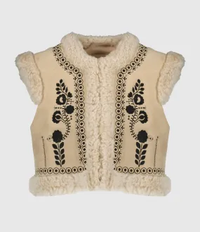 ANTIK BATIK Partager  Gilet Dune Cream  