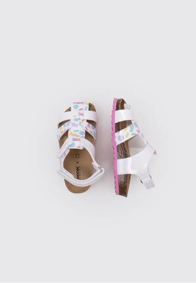 B SANDAL CHALKI GIRL Geox BOTTINES PLATES