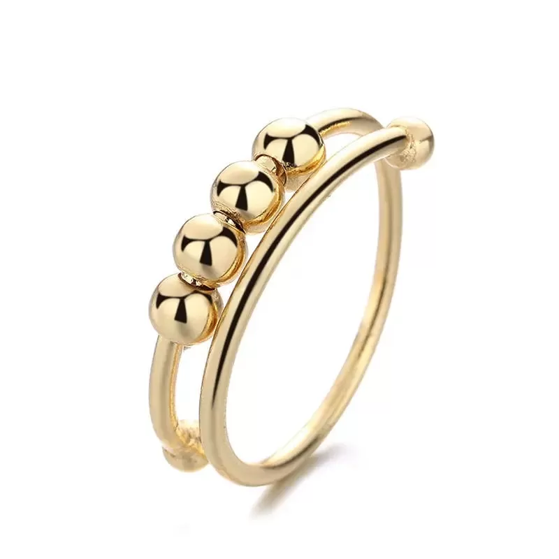 Bague Anti Stress Perlée
