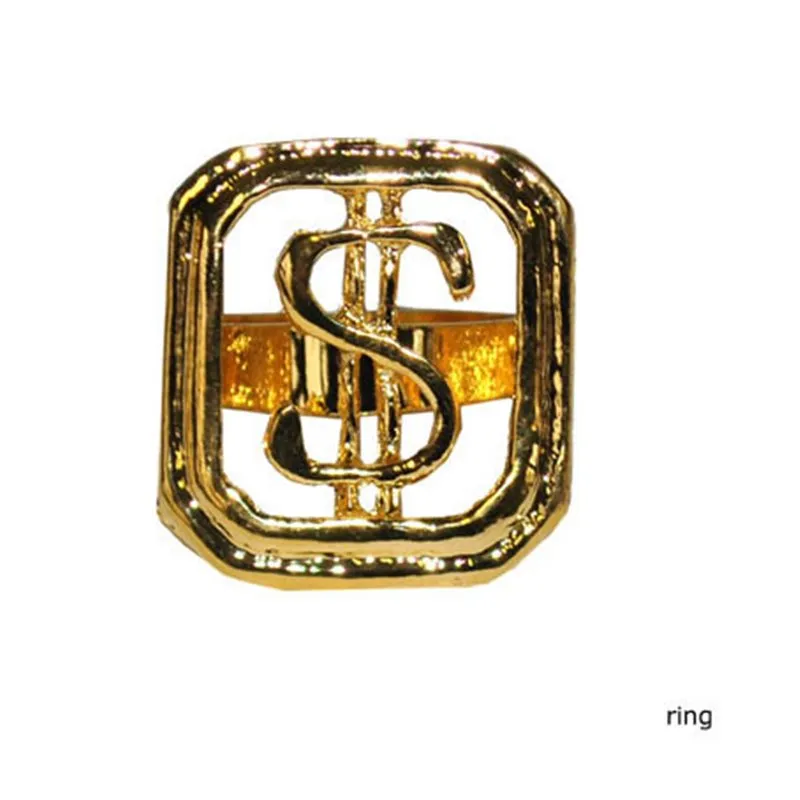Bague Dollar Accessoire de Déguisement pour Adulte