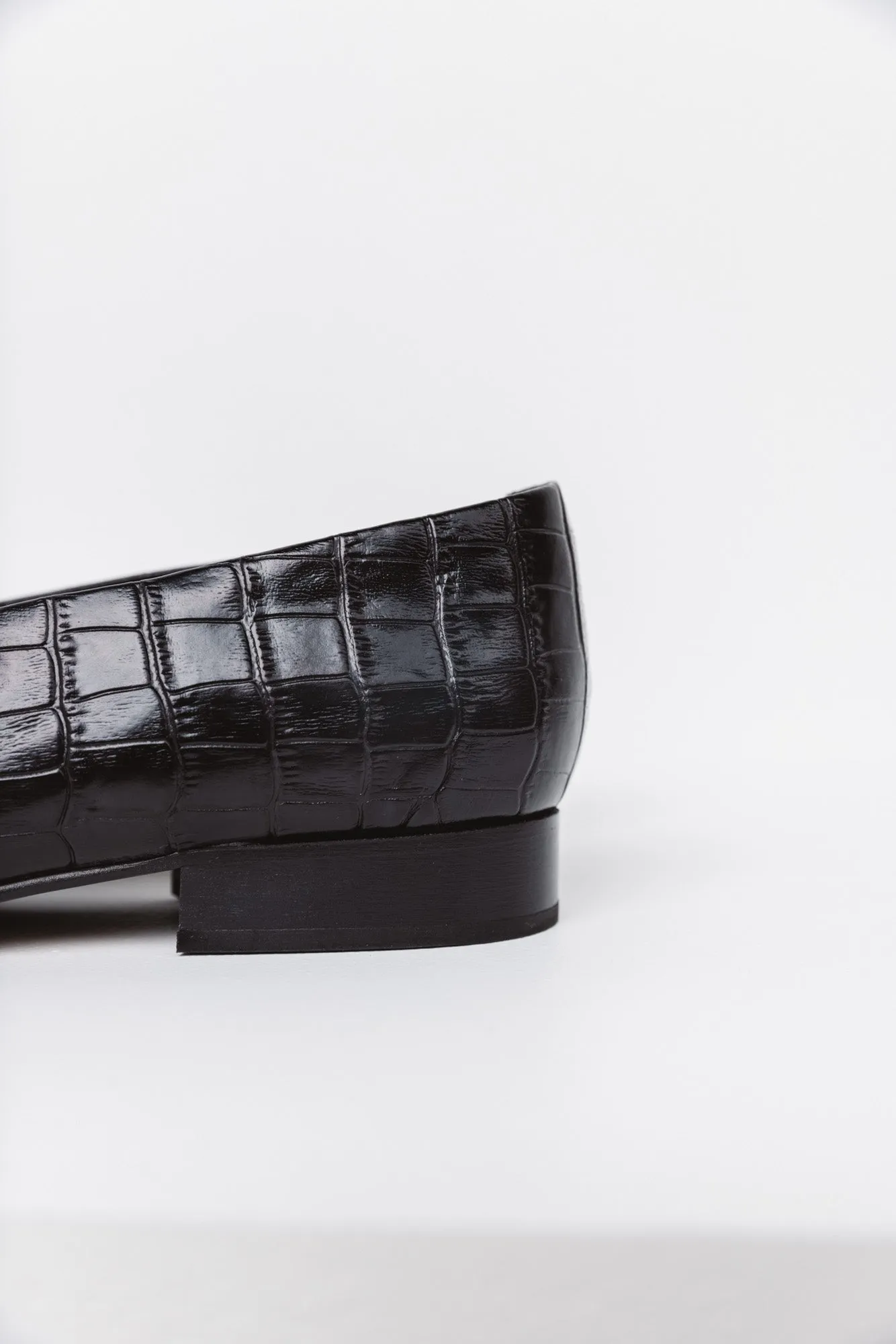 Ballerines Flèche patchwork noir