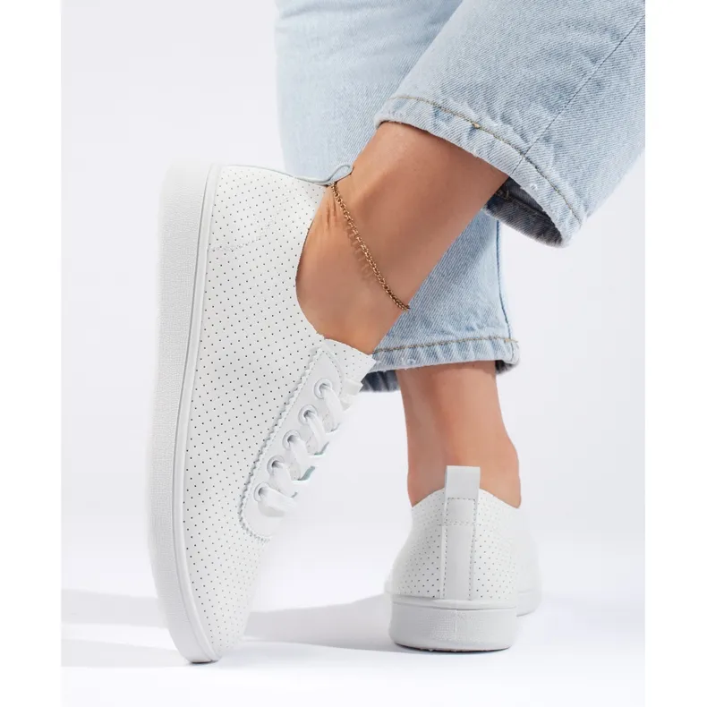 Baskets blanches classiques pour femme