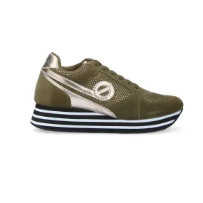 Baskets mode No name parko jogger reflet vert