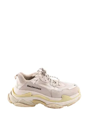 Baskets Triple S en cuir