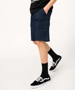 bermuda cargo en toile homme bleu