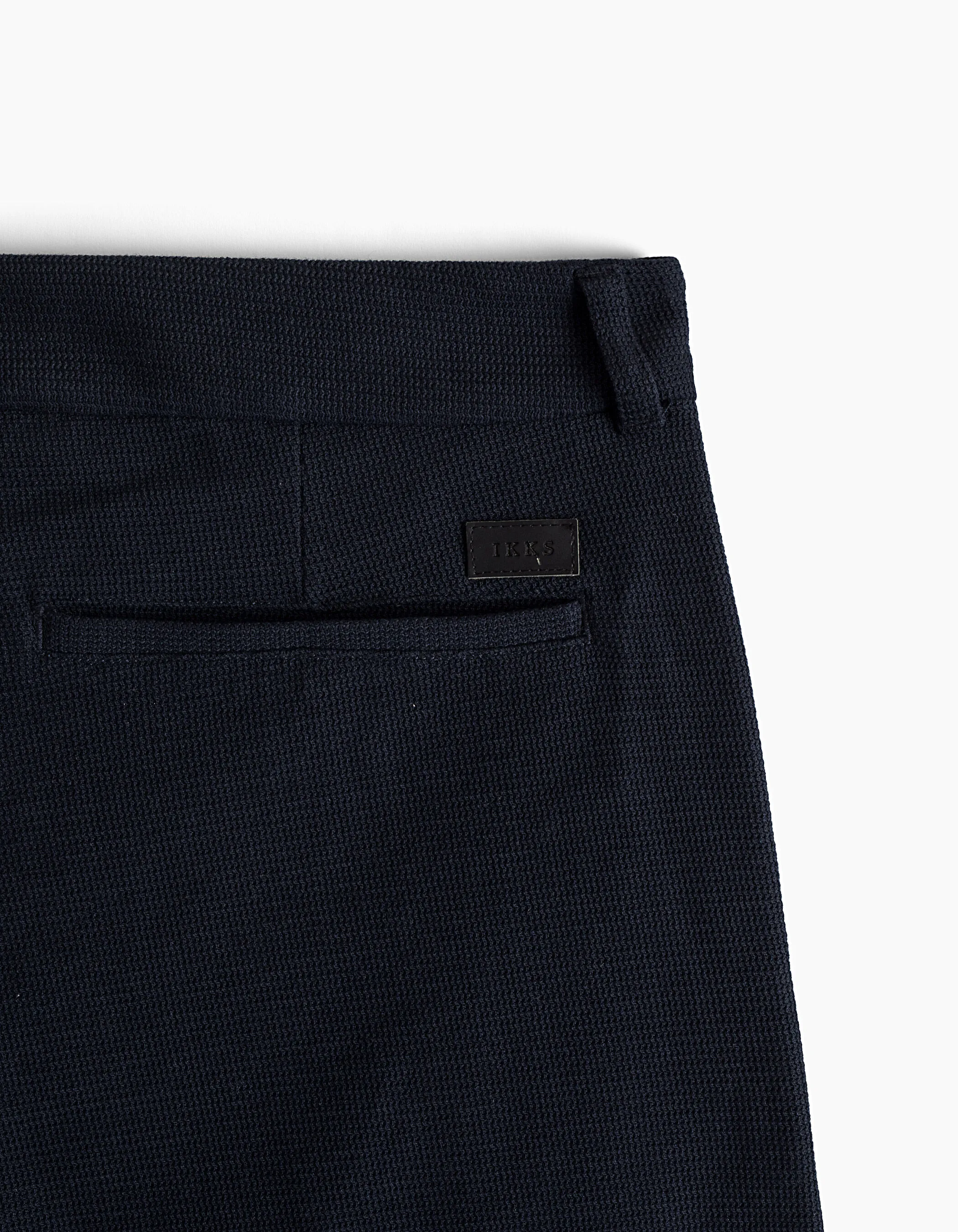 Bermuda chino marine en molleton sport Homme 