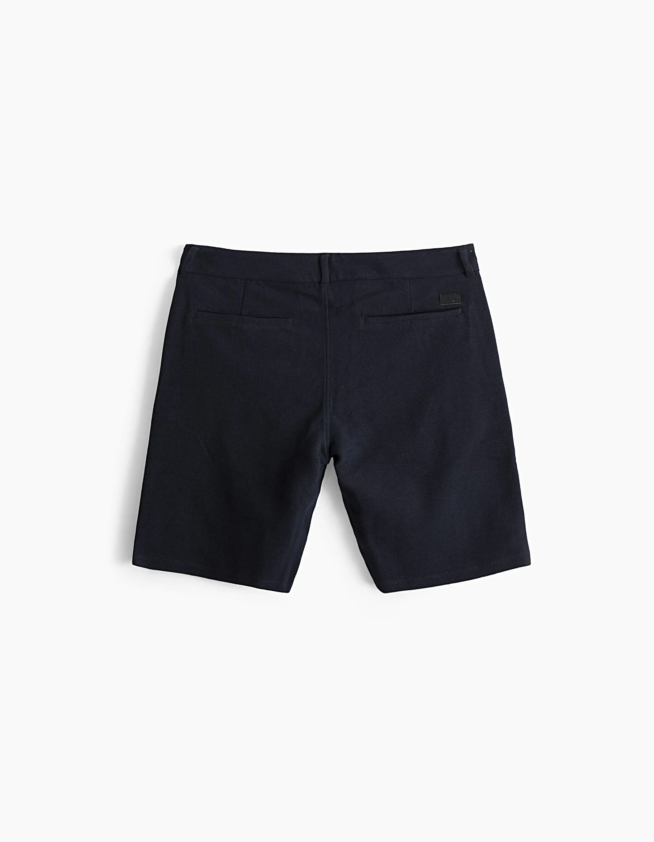 Bermuda chino marine en molleton sport Homme 