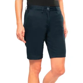 Bermuda de Travail Femme Chino Bleu Foncé - TOPTEX