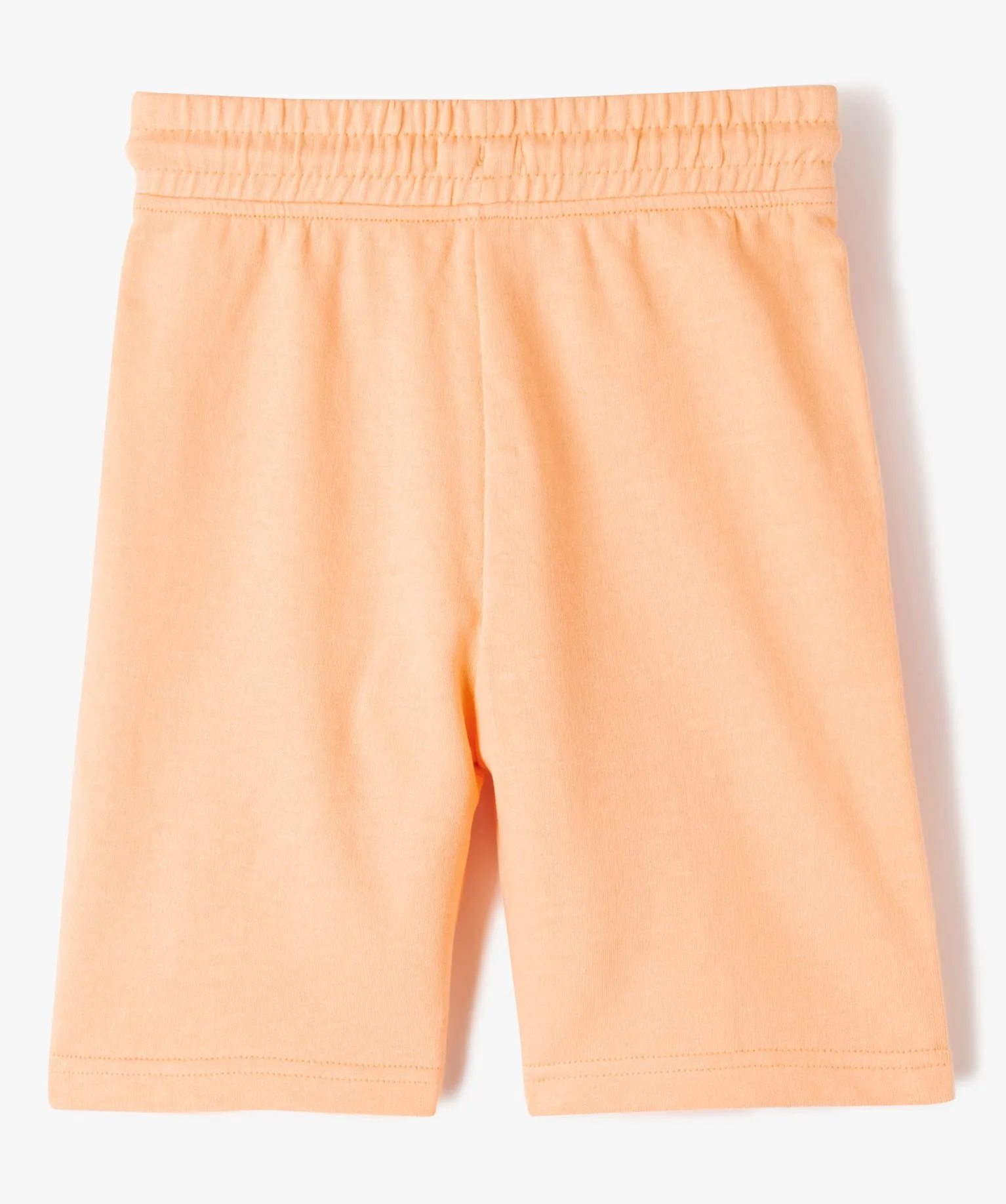 bermuda en maille avec poches plaquees garcon orange shorts bermudas et pantacourts