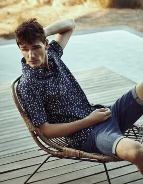 Bermuda jean homme