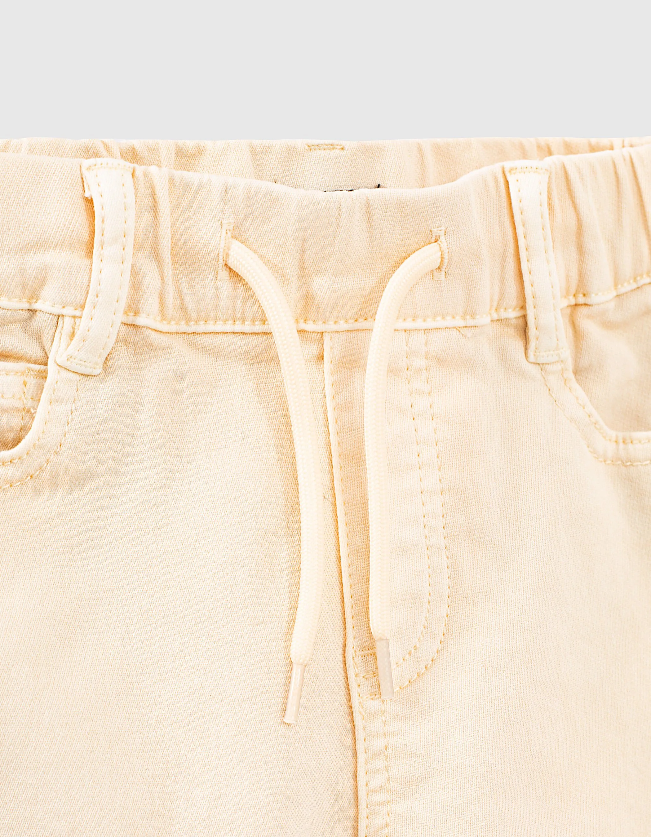Bermuda peach knitlook coton bio garçon 
