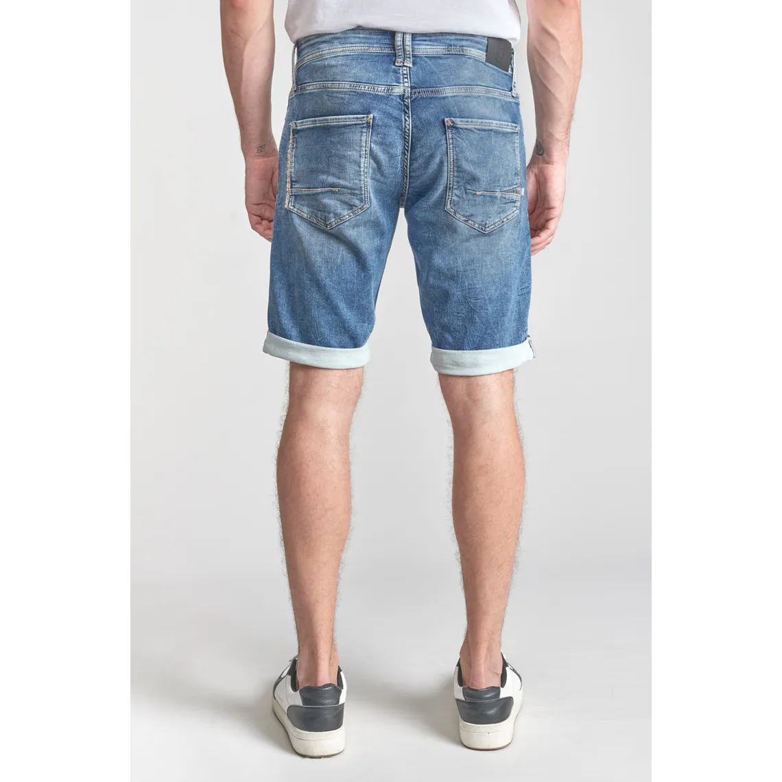 Bermuda short en jeans JOGG bleu Jules Le Temps des Cerises - Bermuda / Short Homme sur MenCorner