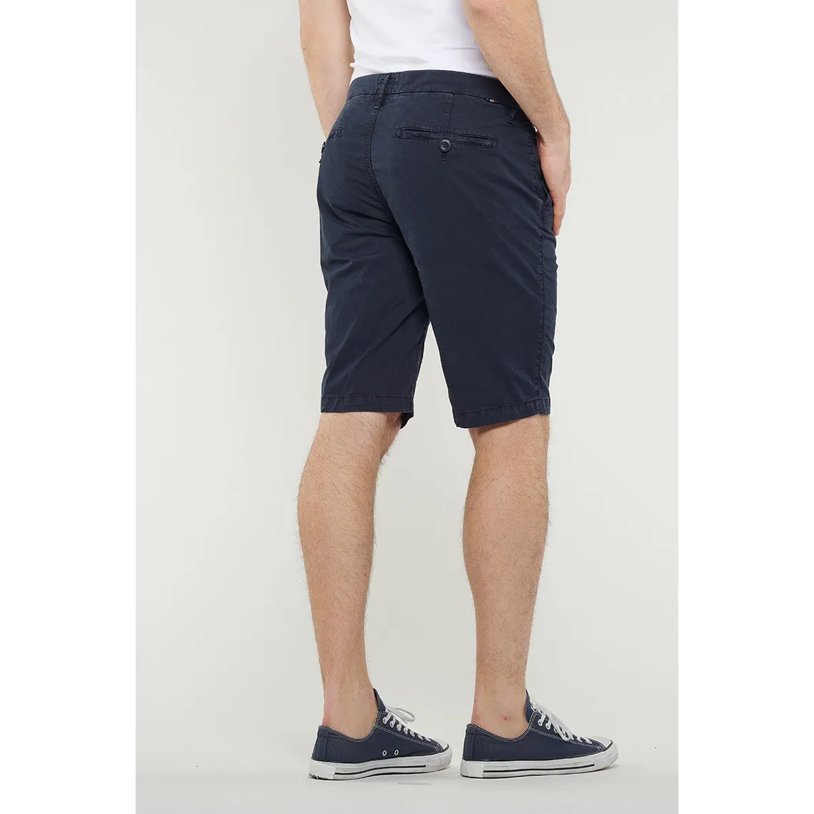 Bermuda short ROBIN blanc Le Temps des Cerises - Bermuda / Short Homme sur MenCorner