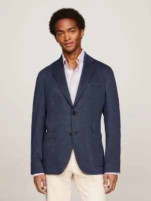 Blazer droit en jersey | Bleu | Tommy Hilfiger