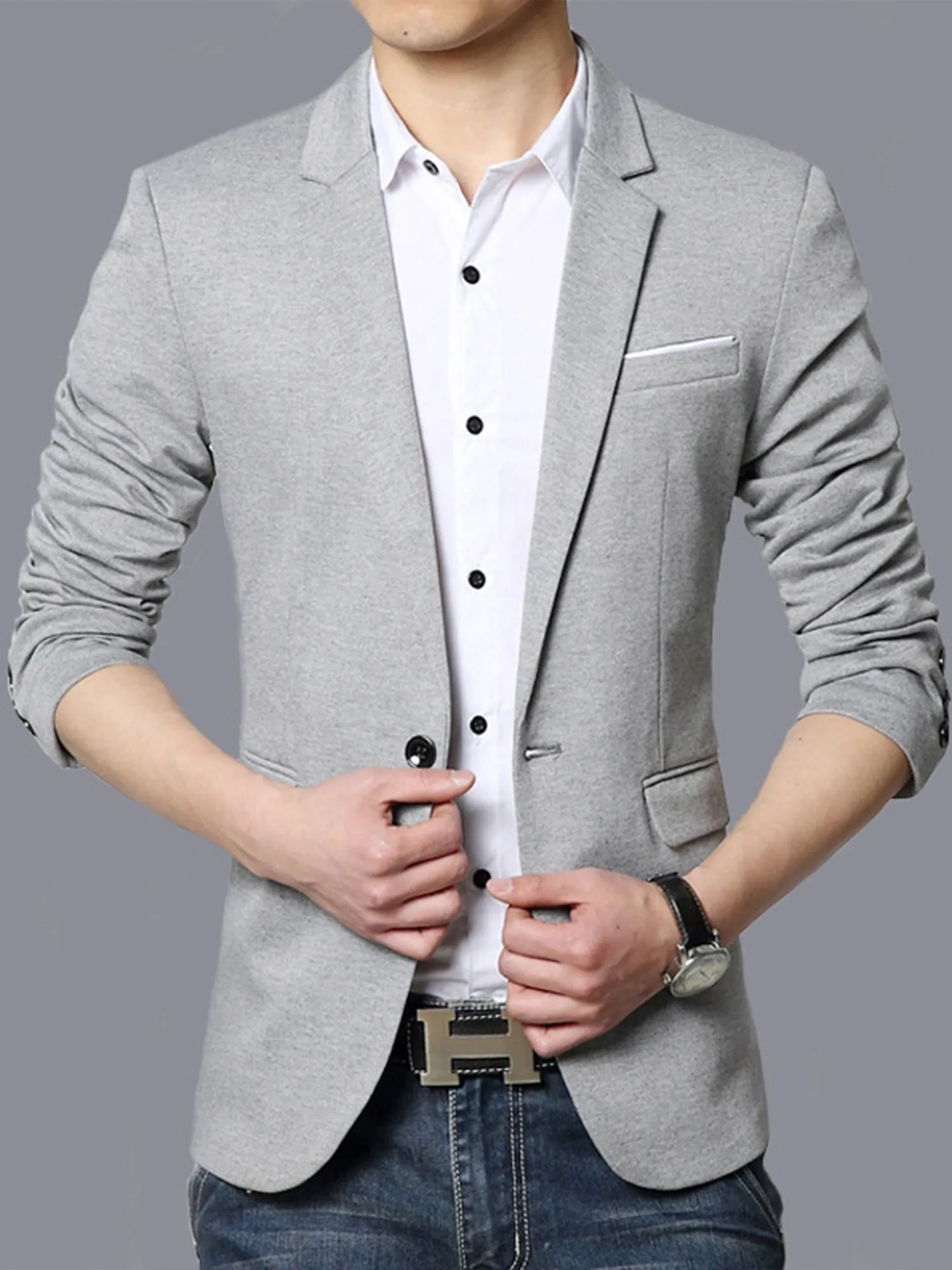 Blazer Décontracté pour Homme pour Bal de Fin d'Année