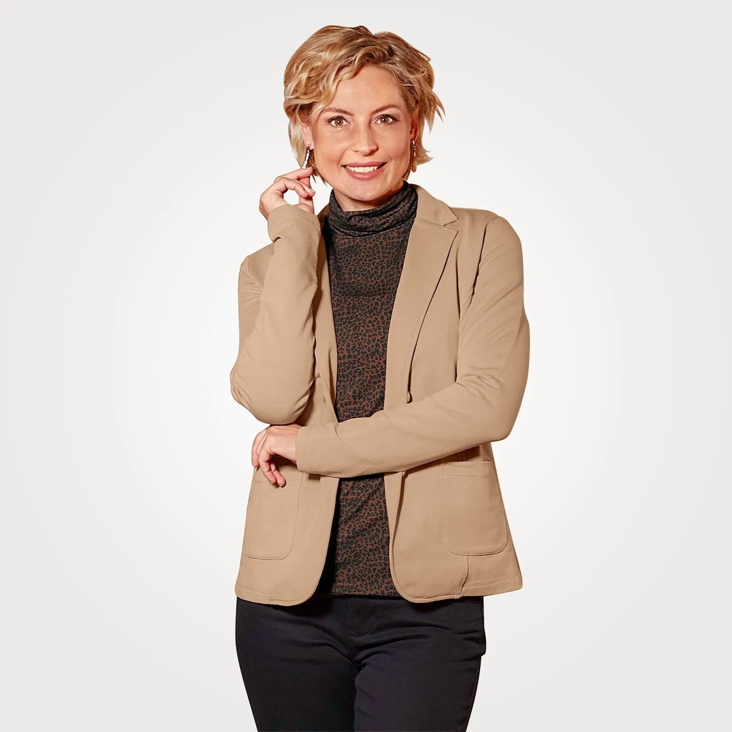 Blazer en jersey coton/élasthanne ⋆ Lehner Versand