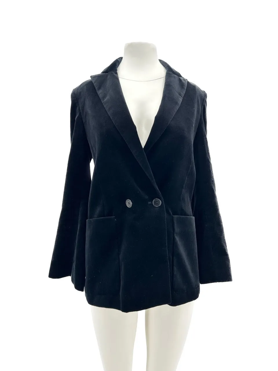 Blazer en velours noir