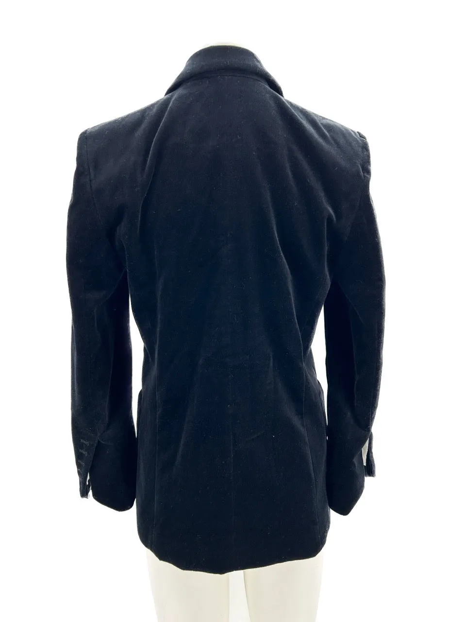 Blazer en velours noir