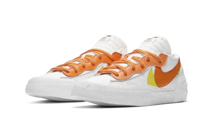 Blazer Low Sacai White Magma Orange