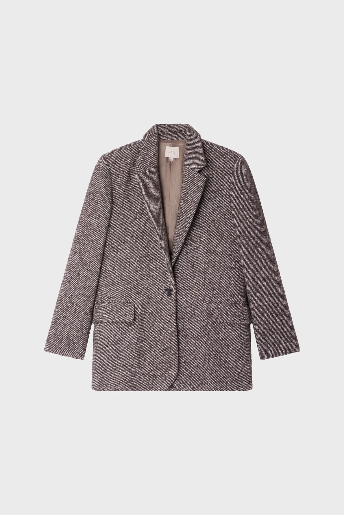 Blazer à rayures obliques - MAZARINE