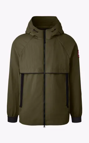 Blouson Faber Hoody kaki Canada Goose - La Canadienne - Coupe-vent / imperméables Textile Kaki
