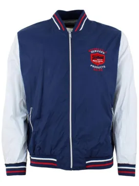 Blouson léger style teddy garçon EVANS - SRK - Bleu marine