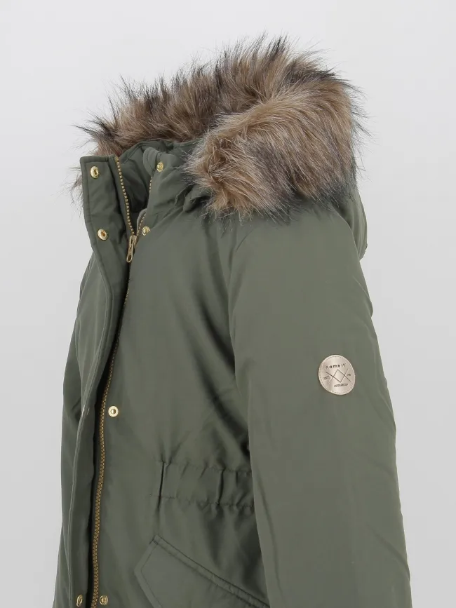 Blouson parka marlin kaki fille - Name It | wimod