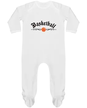 Body Pyjama Bébé Basketball par Freeyourshirt.com