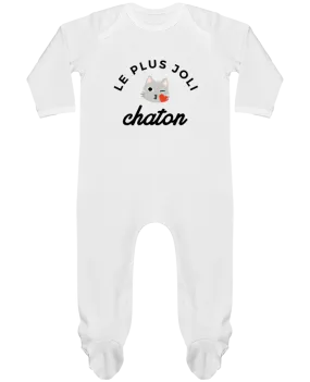 Body Pyjama Bébé Le plus joli chaton par Nana