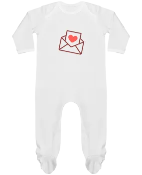 Body Pyjama Bébé Lettre d'amour par Nana