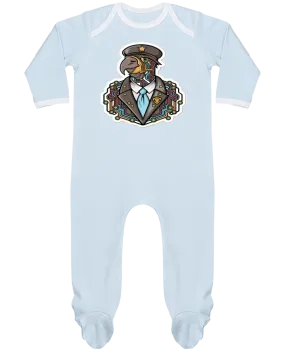Body Pyjama Bébé Perroquet futuriste par VSGA