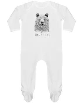 Body Pyjama Bébé Ring my bear (bw) par Balàzs Solti