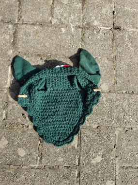 Bonnet poney vert