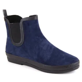Bottes de pluie bottes à enfiler imperméables bottes Jodhpur bleu marine Potocki RB36063