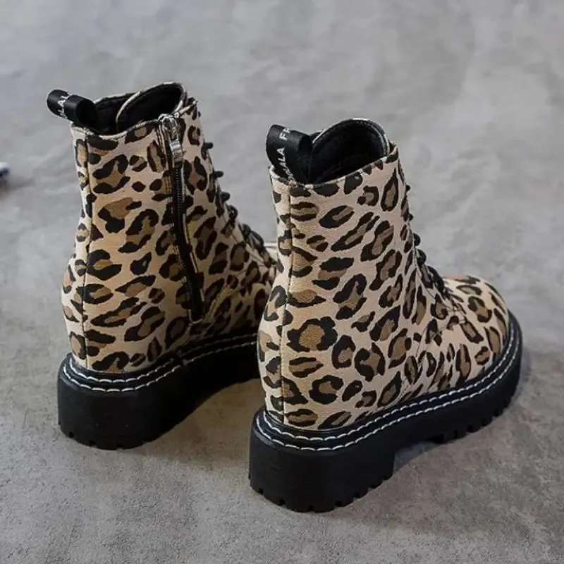 Bottines Imprimées Léopard
