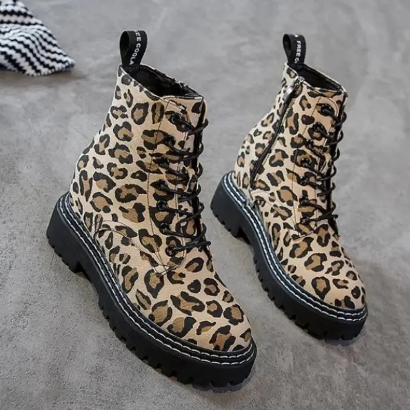 Bottines Imprimées Léopard