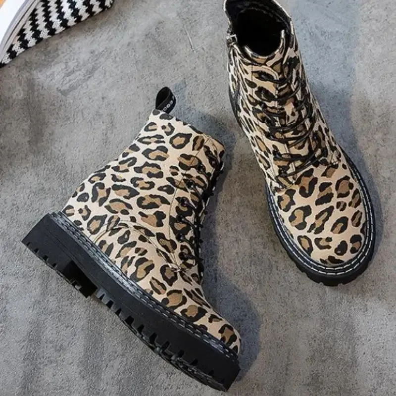 Bottines Imprimées Léopard