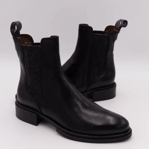 Bottines plates Chics et élégantes pour Femme Muratti S1240J Noir