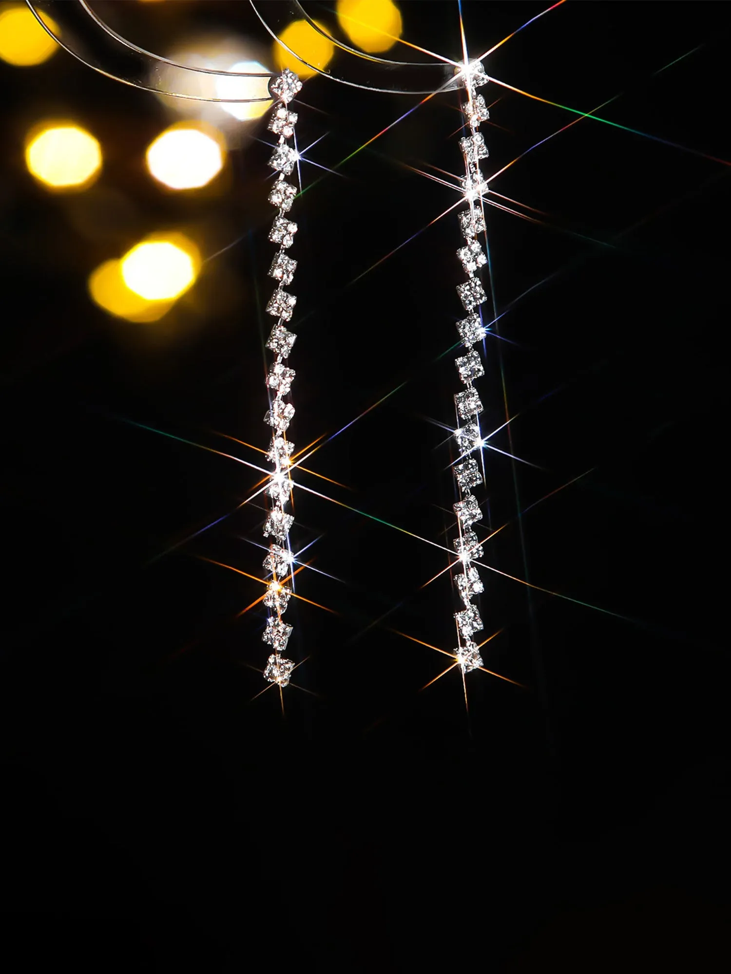 Boucles d'oreilles longues et élégantes