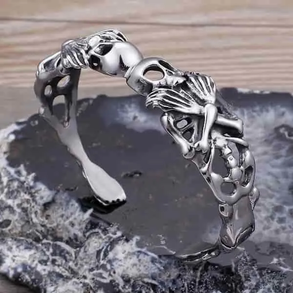Bracelet squelette ajustable
