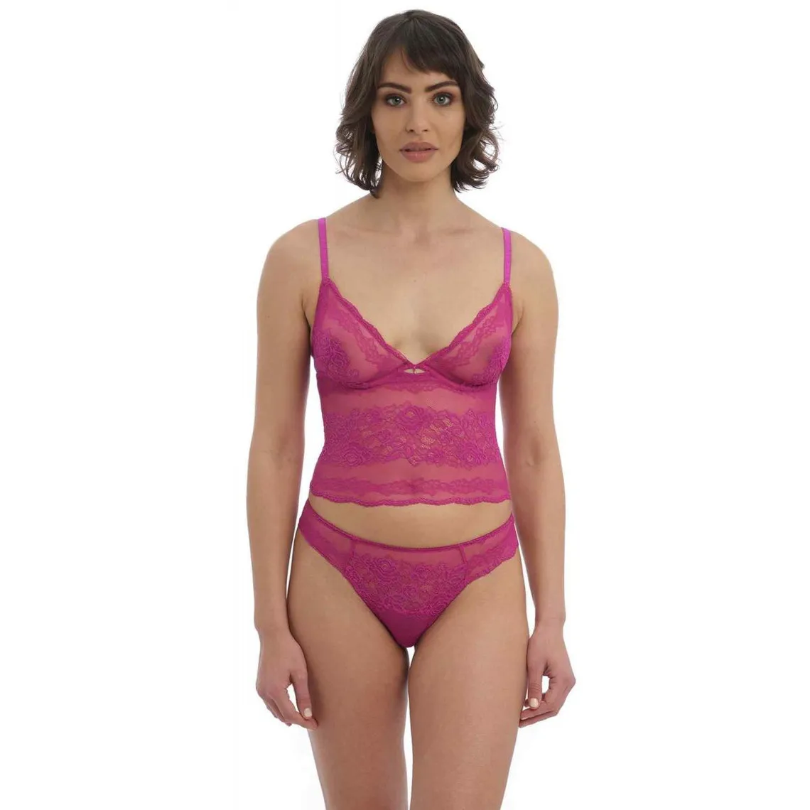 Bralette armatures violet Wacoal lingerie en nylon | 3 Suisses