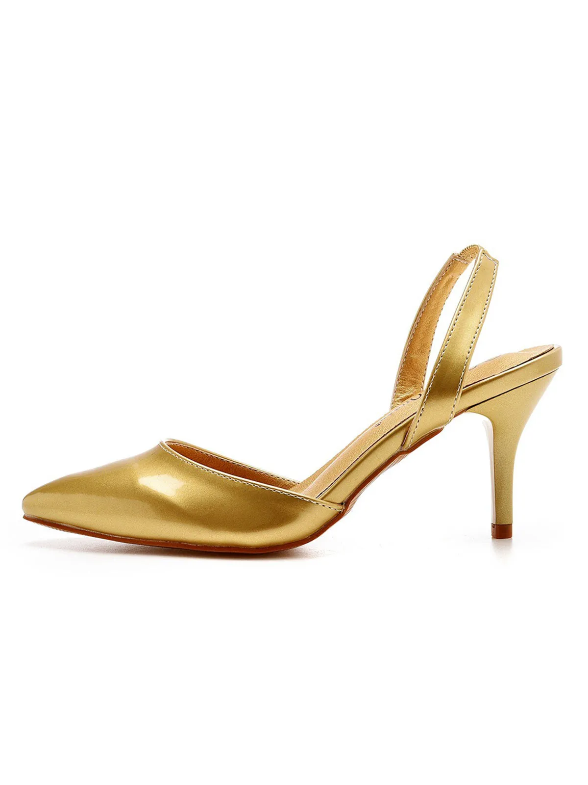 Bref élégant bout pointu Slingback talons hauts